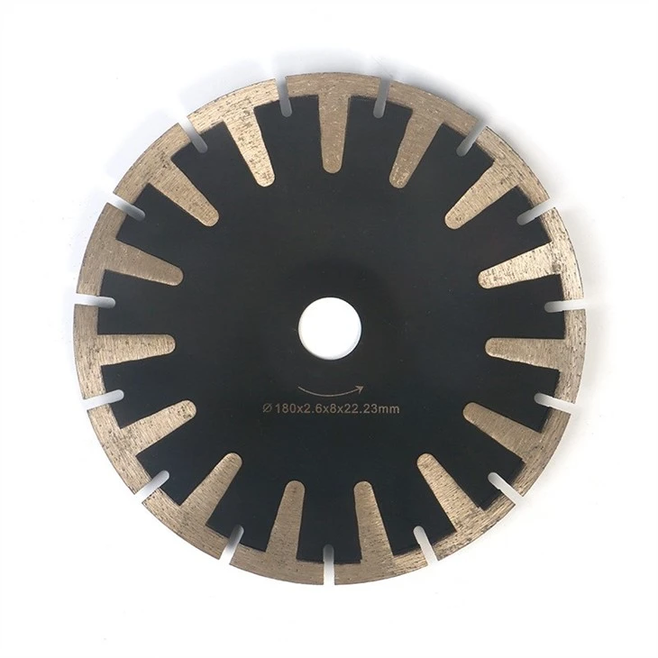 T-Segmented Curve Cutting Disc Diamond Blades For Granite Sink Hole