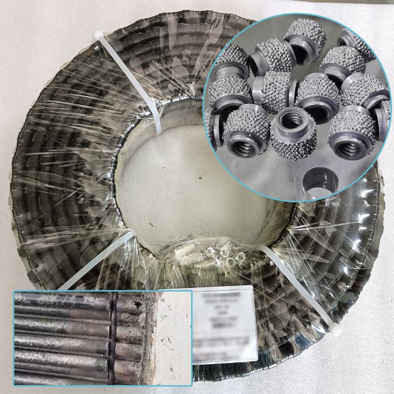 Brazed Diamond Wire Saw For Steel