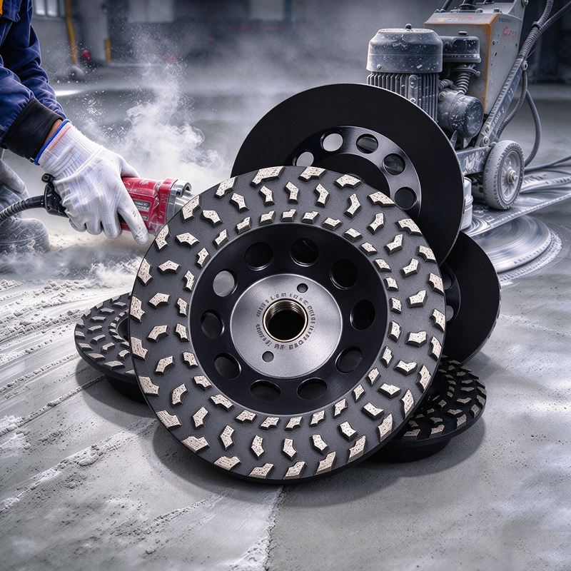 Diamond Cup Grinding Wheel With Multiple Small Segments