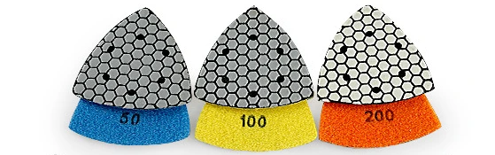 50-100-200# triangle dry polishing pads 50-100-200# triangle dry polishing pads