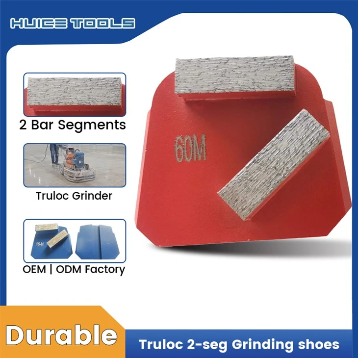Truloc 2-seg Diamond Grinding Shoes